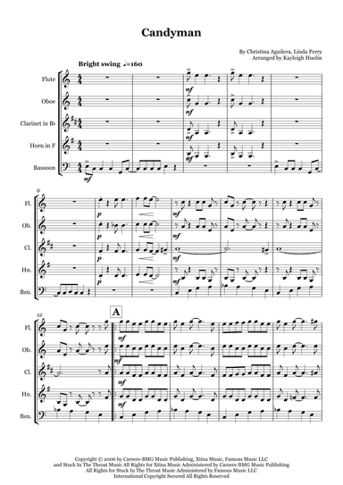 Candyman (arr. Kayleigh Huelin)