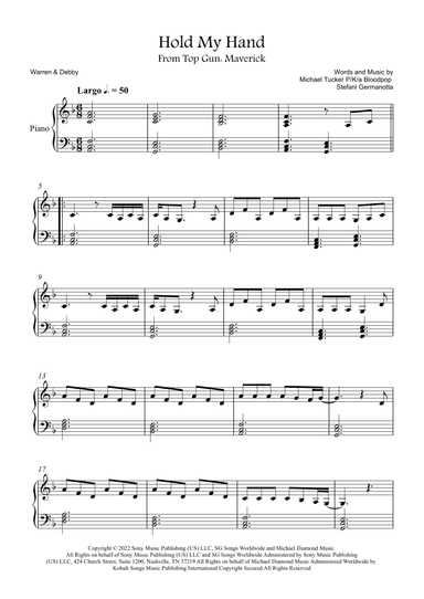 Hold My Hand (arr. Warren & Debby)