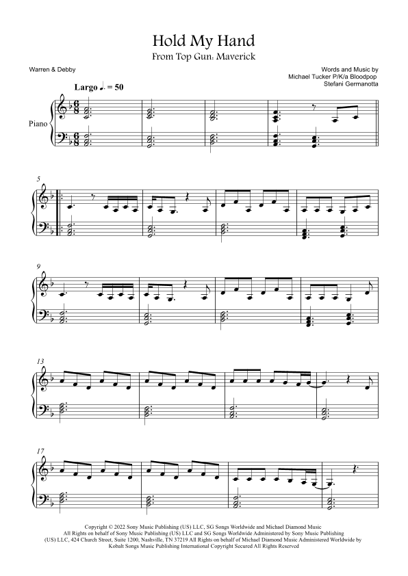 Hold My Hand (arr. Warren & Debby)