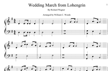 Wedding March from Lohengrin (arr. William C. Woods)