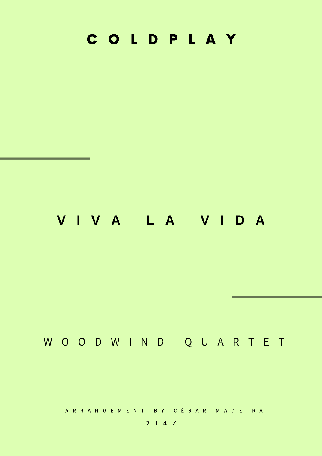Viva La Vida (arr. César Madeira)