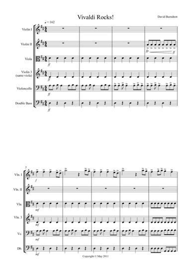 Vivaldi Rocks! for String Orchestra