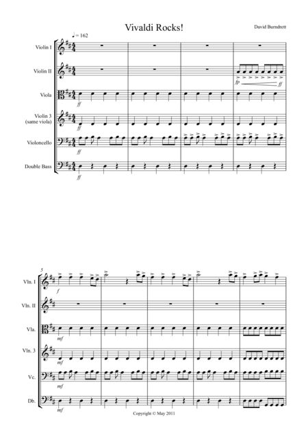 Vivaldi Rocks! for String Orchestra