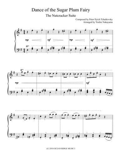 Nutcracker - Dance Of The Sugar Plum Fairy (arr. Yoshie Nakayama)