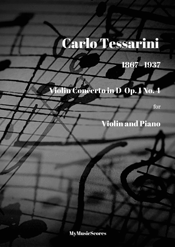 Tessarini Violin Concerto in D Op 1 No 4 for Violin and Piano (arr. Paul Wood)
