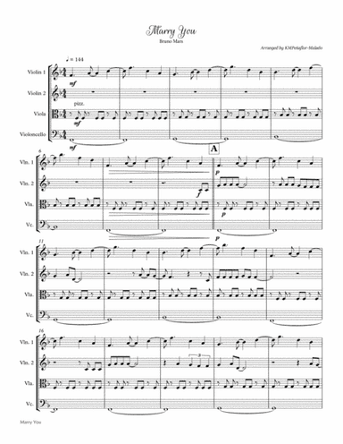 Marry You (arr. KMPeñaflor-Malado)