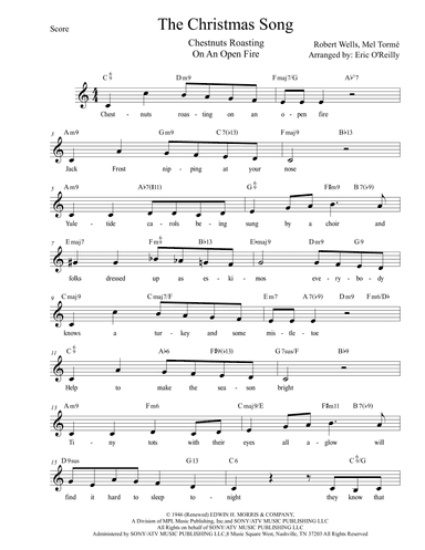 The Christmas Song (chestnuts Roasting On An Open Fire) (arr. Eric O'Reilly)