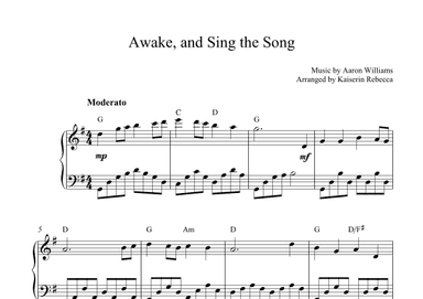 Awake, and Sing the Song (arr. Kaiserin Rebecca)