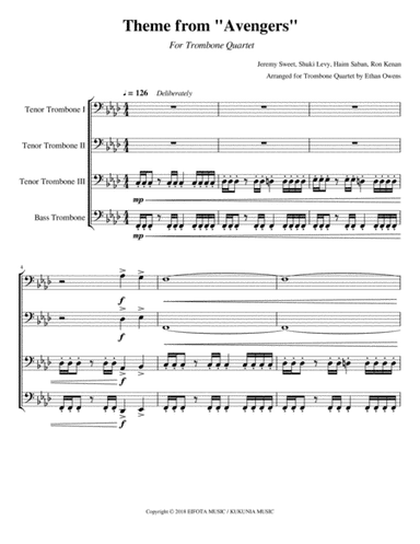 Avenger Theme (arr. Ethan Owens)