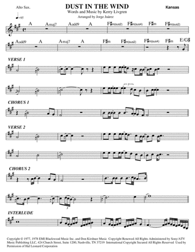 Dust In The Wind (arr. Jorge Juárez)