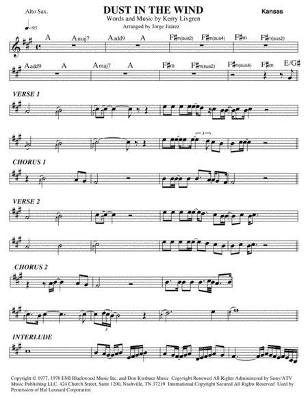Dust In The Wind (arr. Jorge Juárez)