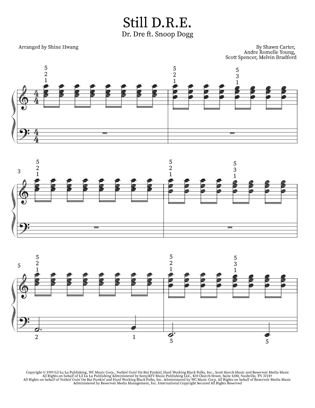 Still D.r.e. (arr. Shine Hwang)