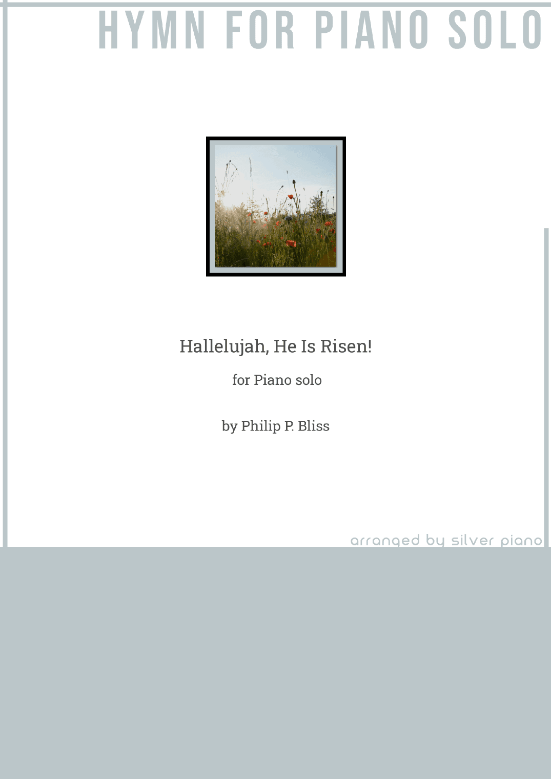 Hallelujah, He Is Risen! (PIANO HYMN) (arr. Silver Piano)