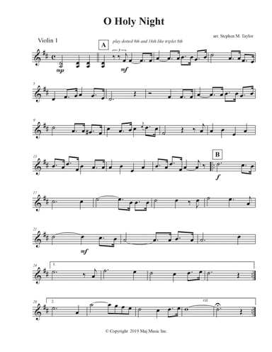 O Holy Night (arr. Stephen M. Taylor)