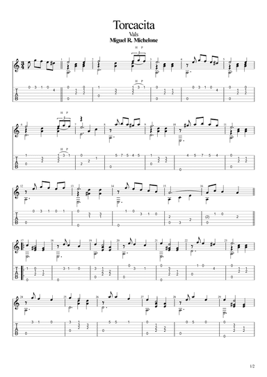 Torcacita (easy waltz) (arr. Leonardo Ramos)