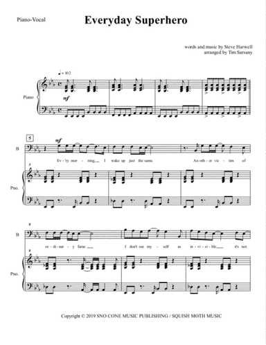 Everyday Super Hero (arr. Tim Sarsany)