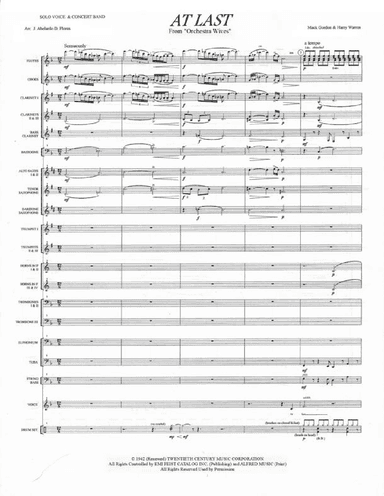 At Last (arr. J. Abelardo D. Flores)
