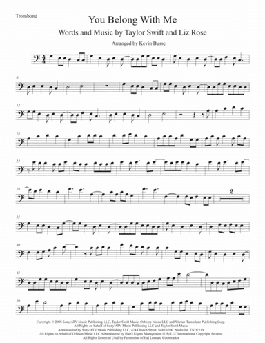 You Belong With Me (arr. Kevin Busse)