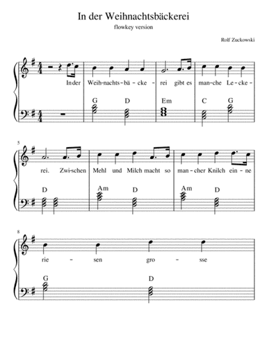 In Der Weihnachtsbaeckerei (arr. Barbara)