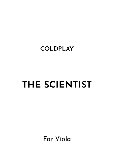 The Scientist (arr. Jireh J.)