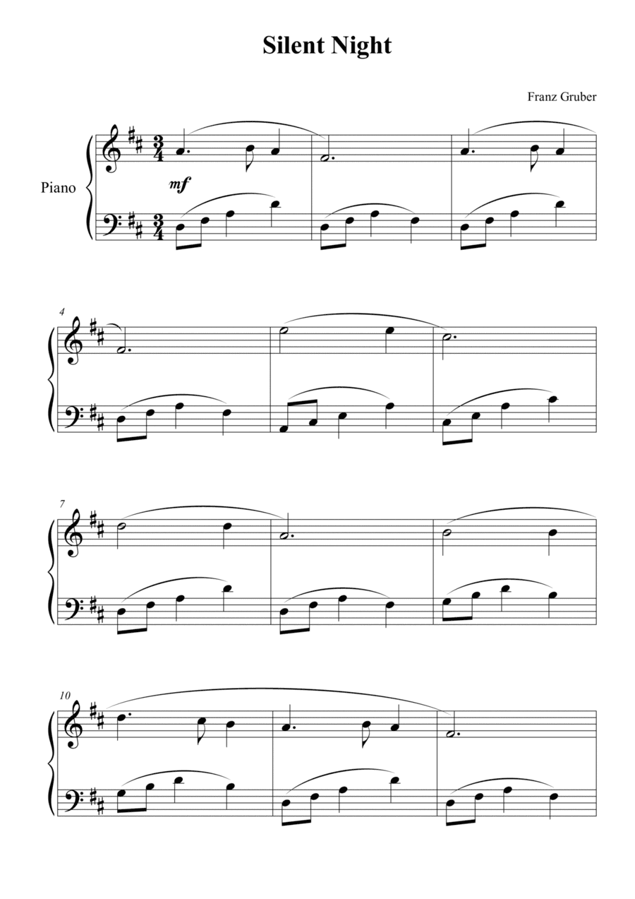 Silent Night (arr. Passoni Music)