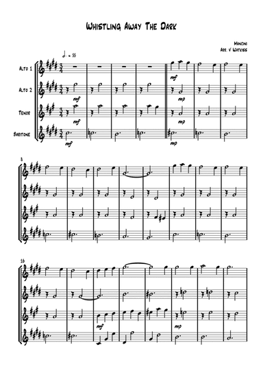 Whistling Away The Dark (arr. Verena Watkiss)