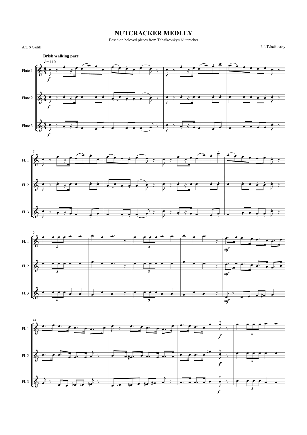Nutcracker Medley (arr. SCMusic)