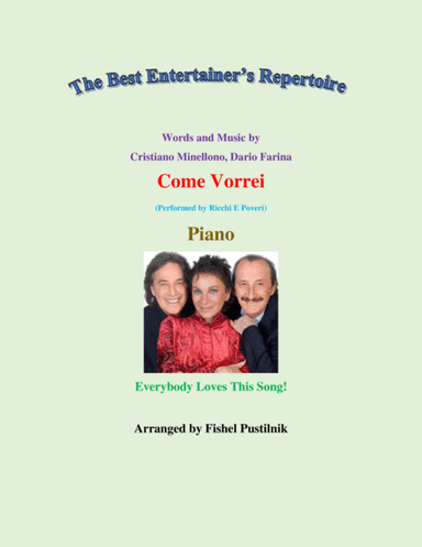 Come Vorrei (arr. Fishel Pustilnik)