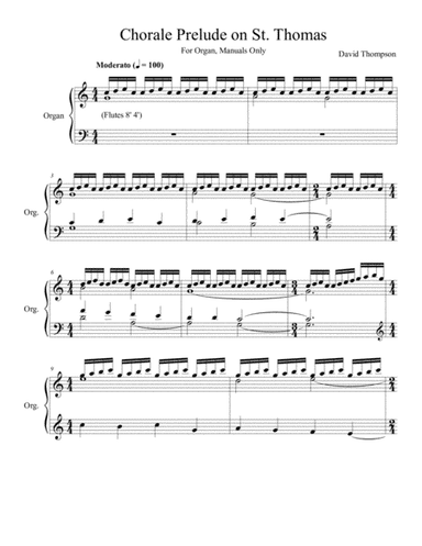 Chorale Prelude on St. Thomas