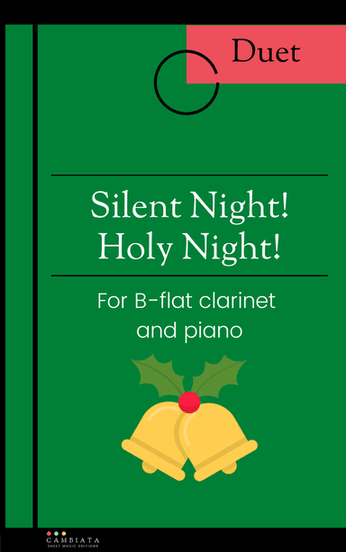 Silent Night! Holy Night! - For B flat clarinet (solo) and piano (Easy/Beginner) (arr. Levy Nunes)
