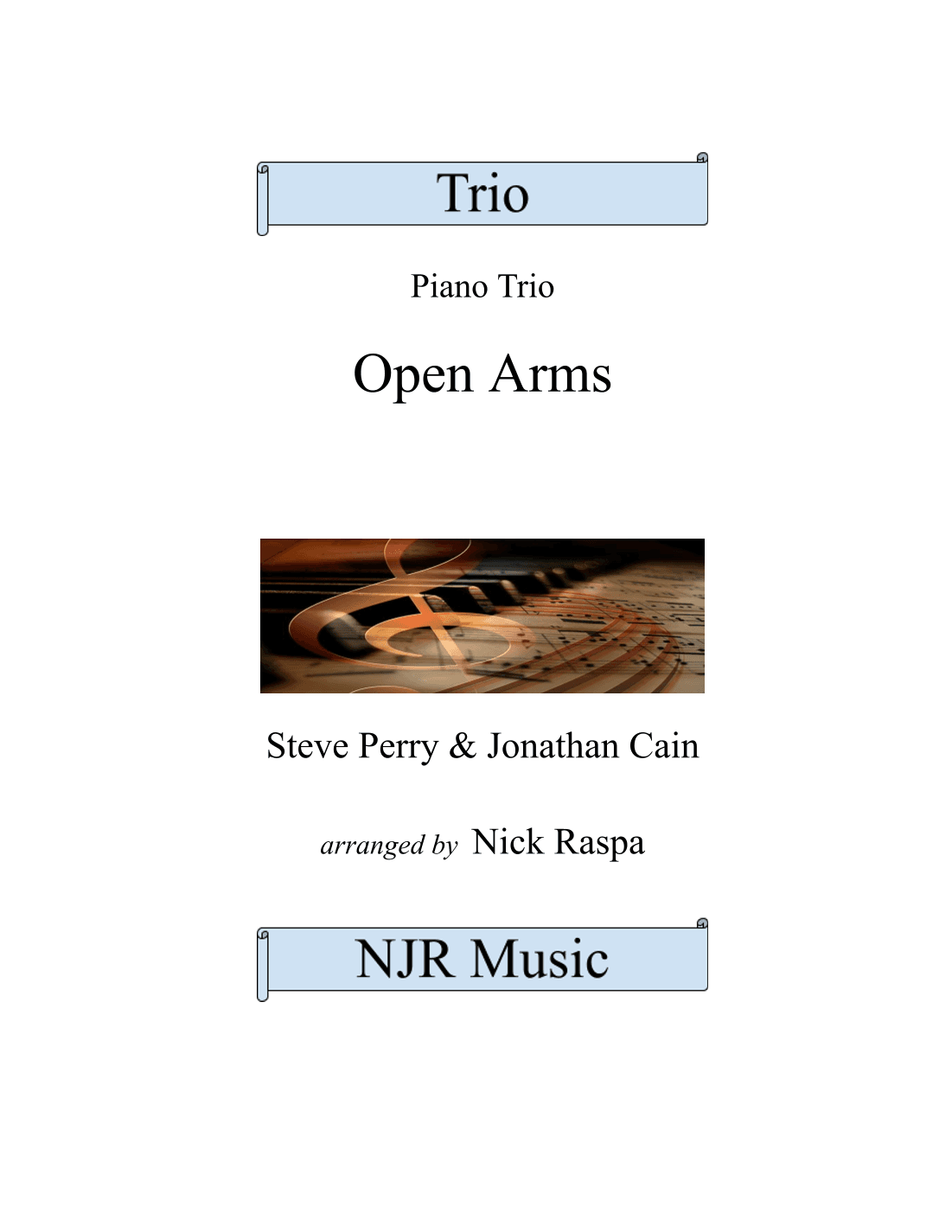 Open Arms (arr. Nick Raspa)
