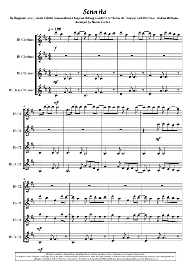 Senorita (arr. Nicolás Cortés Castillo)