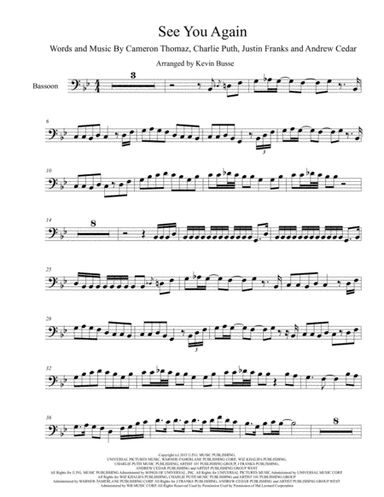 See You Again from FURIOUS 7 (arr. Kevin Busse)