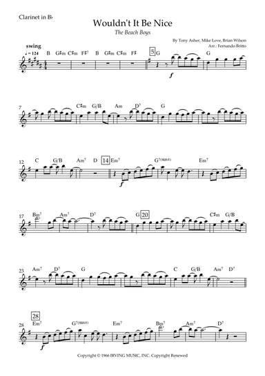 Wouldn't It Be Nice (arr. Fernando Britto)