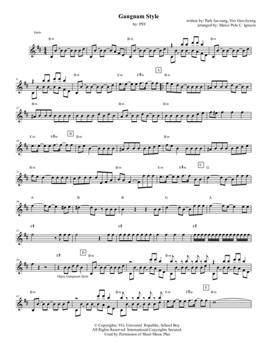 Gangnam Style (arr. Marco Polo C. Ignacio)