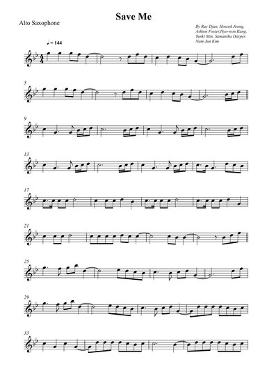 Save Me (arr. Wesley S. SIlva)