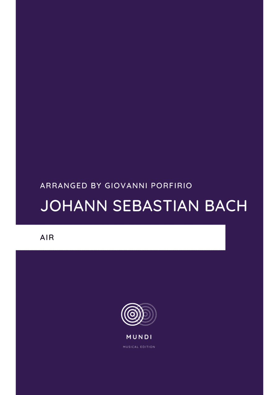 AIR - Bach (Bassoon and Piano - easy) (arr. Giovanni Porfirio)