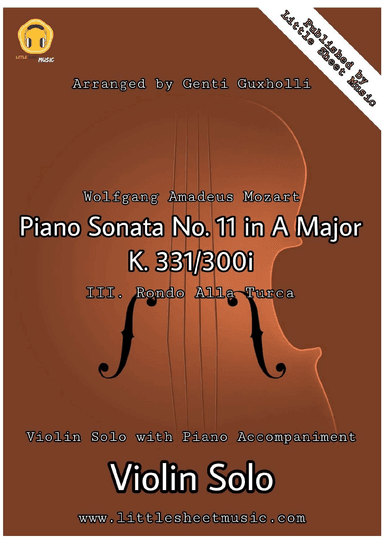 Piano Sonata No. 11 in A Major, K.331/300i (III. Rondo Alla Turca) (arr. Genti Guxholli)