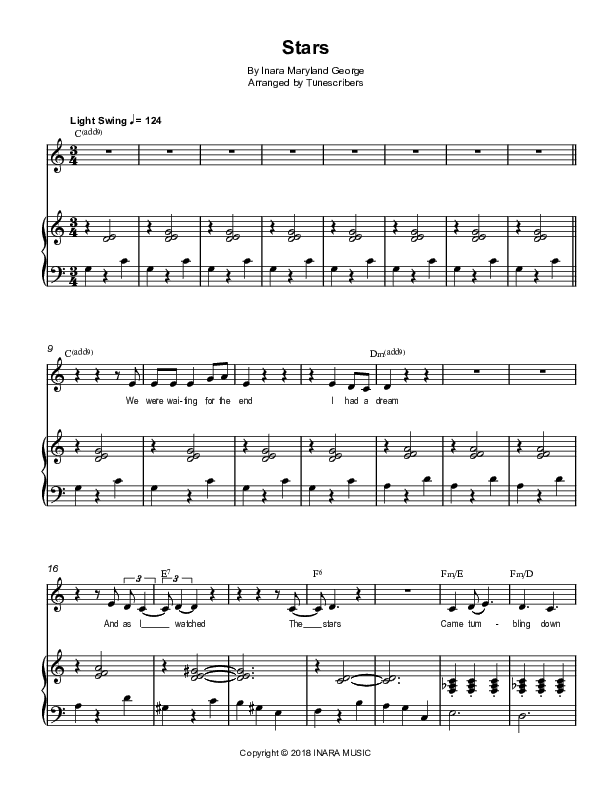 Stars (arr. Tunescribers)