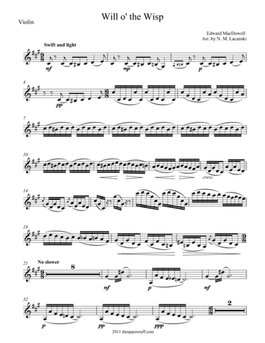 Will 'o the Wisp (arr. Nick Lacanski)