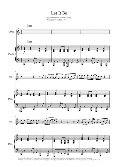 Let It Be (arr. Matthew pyeon)