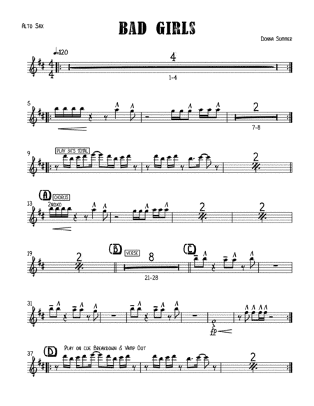 Bad Girls (arr. Jesse Audelo)
