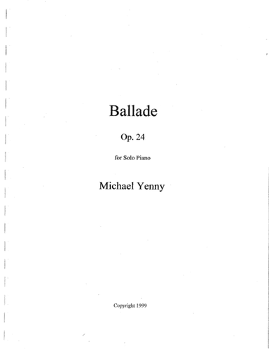 Ballade, op. 24