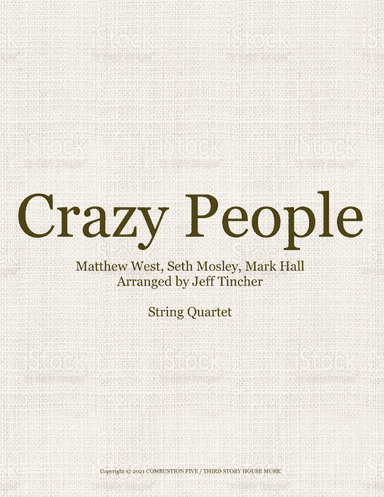 Crazy People (arr. Jeff Tincher)