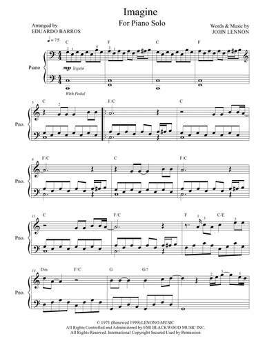 Imagine (arr. Eduardo Barros)