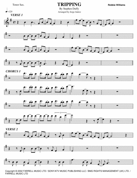 Tripping (arr. Jorge Juárez)