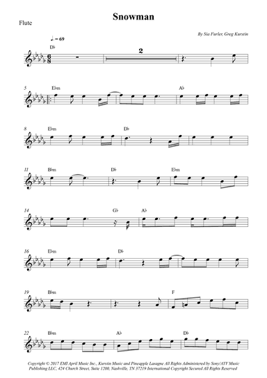 Snowman (arr. Wesley S. SIlva)