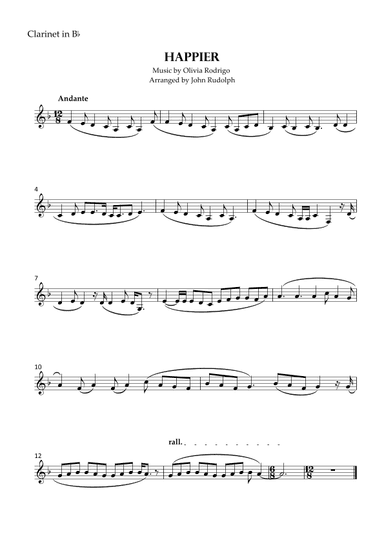 Happier (arr. John Rudolph)