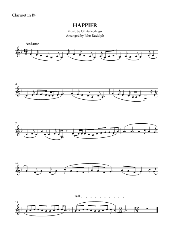 Happier (arr. John Rudolph)