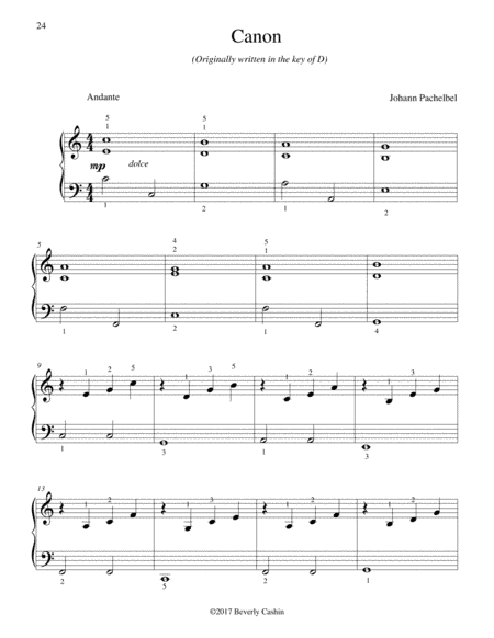 Pachelbel's Canon (arr. Beverly Cashin)
